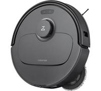 Roborock Qrevo Plus noir Robot aspirateur avec fonction balayage + station d'aspiration, contrôle par application