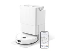 roborock Qrevo Robot Aspirateur Laveur avec Station, Fonctions automatiques Vidage, Lavage, Séchage, Nettoyage de la Station, Remplissage, 5500 Pa, Double serpillière rotative, Cartographie 3D