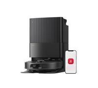 roborock Qrevo S5V Aspirateur Robot Laveur avec Station, 12000 Pa Aspiration, Serpillières FlexiArm, Double Anti-emmêlement, Séchage à l'air Chaud, Évitement d'obstacles et Navigation Intelligente