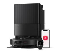 roborock QV 35A Aspirateur Robot Laveur, 8000Pa HyperForce, Station Multifonctionnelle, Serpillière Rotative 200 TR/Min & Relevable 10mm, Anti-enchevêtrement, Évitement d'obstacles, Cartographie, APP