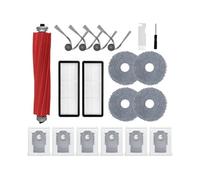 Roborock QV 35A/QV 35S/QR 598/QR 798 Aspirateur - 1 Brosse +6 sacs poussieres+2 filtres+ 4 brosse latérale + 4 serpillères