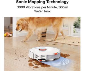 Roborock S7 Aspirateur Robot Puissant 2500 Pa Robot Aspirateur Laveur Connecté par WiFi/Alexa/APP 9331418177529