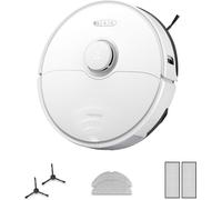 Roborock S8 Aspirateur robot avec double brosse & 6000Pa &(Upgrade S7), aspirateur robot avec kit d'accessoires, aspirateur robot Blanc