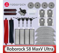 Roborock S8 MaxV Ultra Robot aspirateur pièces de rechange brosses latérales principales tissus de vadrouille filtres HEPA sacs à poussière accessoires 8pcs