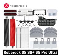 Roborock S8 Pro Ultra S8+ Aspirateur robot avec fonction serpillière, sacs de rechange, accessoires, brosse latérale, filtre, pièces détachées remplaçables 1PCS