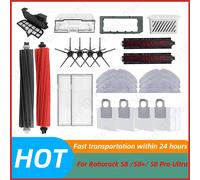 Roborock S8 S8 Pro Ultra S8+ aspirateur robot, chiffon de nettoyage, sacs à poussière, accessoires, brosse latérale, filtre, pièces de rechange remplaçables Set 4