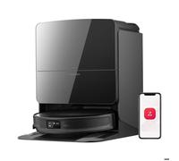 Roborock Saros 10R Aspirateur Robot, 22000pa 6400mAh ,Brosse et Serpillère Relevables et Extensibles, Station 4.0, 7,98cm Mince