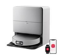 Roborock Saros 20 Sonic Aspirateetur Robot 36 000 Pa Lavage à l’eau 100 °C VibraRise 5.0 Châssis AdaptiLift 3.0 7,95 cm Blanc