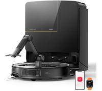 Roborock Saros Z70 Aspirateur Robot 22 000Pa, Bras Mécanique OmniGrip, Châssis AdaptiLift, 7,98cm Ultra-mince Noir