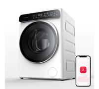 Roborock Zeo One Lave-Linge séchant avec technologie Zeo-cycle, algorithme RR Seafarer, système LintClear et dosage automatique, blanc - 10 kg/6 kg