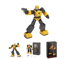 Robosen Authentic G1 Bumblebee Transformers Figurine d'action : Robot interactif, contrôlé par la Voix, programmable avec Mouvement adaptatif, lumières LED, Sons Originaux G1
