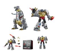 Robosen Édition Flagship Grimlock Robot : Premier Robot Transformable Automatique à Double Forme au Monde, contrôlé par la Voix et intégré avec Application