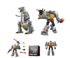 Robosen Édition Flagship Grimlock Robot : Premier Robot Transformable Automatique à Double Forme au Monde, contrôlé par la Voix et intégré avec Application