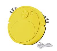 Robot à balayage automatique - Aspirateur robotique 3 en 1 | Silencieux appareil USB anti-chute ultra fin | Appareil de nettoyage anti-collision avec pour éviter les obstacles pour l'entretien du sol