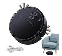 Robot à balayage automatique - Aspirateur robotique 3 en 1 | Silencieux appareil USB anti-chute ultra fin | Appareil de nettoyage anti-collision avec pour éviter les obstacles pour l'entretien du sol