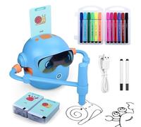 Robot À Dessin - Machine À Dessin Éducative Interactive | Jouet D'apprentissage Avec Guidage Vocal Et 100 Cartes, Jouet D'art Et D'apprentissage Pour Garçons Et Filles, Pour Les Fêtes, Les Voyages Et