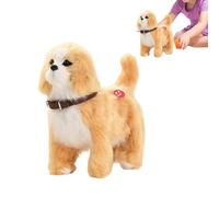 Robot Animal De Compagnie, Jouet Robot Interactif Chien Peluche, Peluche Éducative pour Adolescents Adultes Maison Chambre Salle de Classe Voyage Jardin Intérieur Anniversaire Fête
