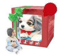 Robot Animal De Compagnie Simulable - Robot De Baleine Réaliste | Compagnon De Canine Libre | Mon Chien Robot Réaliste, Peluche Souple De Soutien émotionnel, Jouet éducatif Court Figurine en Tissu