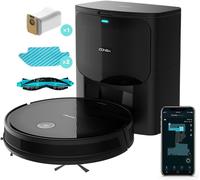 Robot Aspirador Con Base Autovaciado Conga 2499 Ultra Home Titanium. Tecnología Giroscópica, 2100 Pa, App, Cepillo Multifunción, 2 Cepillos Laterales, 2 Mopas, Detección De Bolsa Automática