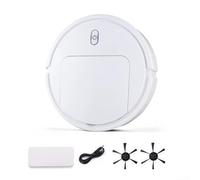 Robot Aspirateur 5-en-1 avec Lavage et Purification d'Air, Navigation pour Maison, Puissance d'Aspiration pour forte, Contrôle App, 28x28cm(IS25 is white)