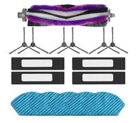 Robot Aspirateur Accessoires Remplacement Brosse latérale principale HEPA Filtre Trappes Tissu,Compatible avec Midea M7 PRO / M7 MAX,Compatible avec Fakir rs 770(SET 9)