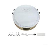 Robot aspirateur automatisé avec balayage humide et aspiration puissante pour des tâches complètes de nettoyage du sol domestique (8088 blanc)