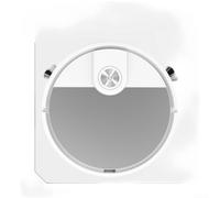 Robot aspirateur avec balai 2000 PA Aspiration fine 6,8 cm Contrôle par application Nettoyage silencieux sols durs tapis 30 x 30 cm (A)