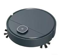 Robot aspirateur avec fonctions de balayage simultané et d'aspiration, navigation intelligente pour une couverture complète de la pièce (IS25B bleu marine)