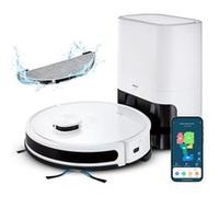 Robot aspirateur avec station d'aspiration X20 SW -navigation laser - 3 000 Pa - zones No Go & Go - Blanc