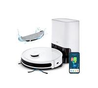 Robot aspirateur avec station d'aspiration X20 SW -navigation laser - 3 000 Pa - zones No Go & Go - Blanc