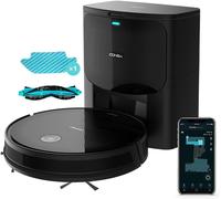 Robot Aspirateur Conga 2499 Ultra Home Advanced. Technologie Gyroscopique, 2100 Pa, App, Brosse Multifonction, 2 Brosses Latérales, Mop, Détection Automatique Des Sacs 3L