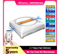 Robot aspirateur de fenêtre Liectroux YW710 ,Double Pulvérisation d'Eau, Mémoire Intelligente, Aspiration Puissante, Capteur Laser, Robot de Nettoyage de Vitres Murales à Domicile White