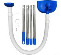 Robot aspirateur de piscine avec système de circulation - Robot d'escalade mural automatique pour piscine - Bleu (bleu, 4 sections)