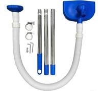 Robot aspirateur de piscine avec système de circulation - Robot d'escalade mural automatique pour piscine - Bleu (bleu, 3 sections)