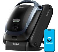 Robot Aspirateur de Piscine Sans Fil Beatbot AquaSense 2 avec Housse de Protection, Stationnement Intelligent en Surface, Double Nettoyage de Ligne d’Eau, Nettoie Sol, Parois et Ligne d’Eau, pour Pisc