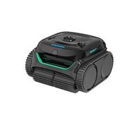 Robot aspirateur de piscine sans fil WYBOT C2, nettoyage des parois et de la ligne d'eau, double filtration, pour piscines enterrées jusqu'à 150 m², noir et vert