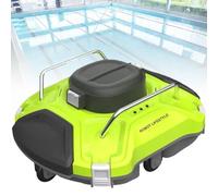 Robot aspirateur de piscine sans fil, entièrement automatique avec navigation intelligente et filtre à charge supérieure, idéal pour les piscines jusqu'à 550 m²