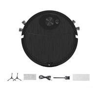 Robot aspirateur efficace avec trois fonctions de nettoyage et algorithme intelligent de planification de chemin (8088 Noir)