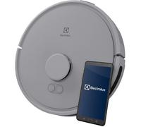 Electrolux Robot Aspirateur, LIDAR Précis, Aspiration Puissante 4000Pa, Navigation Intelligente, 140 Min Autonomie, 2-en-1 Aspiration et Nettoyage, Contrôle par App, ER71HW1UG, Gris Urbain