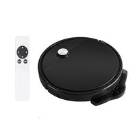 Robot Aspirateur Et Balai 2-en-1, 3800pa Robot Aspirateur Ultra-Fin Et Silencieux avec Réservoir d'eau, Puissant Aspirateur Robot Laveur avec Telecommande pour Maison, Bureau, Sols Durs (Noir)