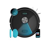 Cecotec Robot aspirateur et laveur Conga M70 navigation laser 20 000 Pa WiFi Noir