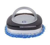 Robot Aspirateur et Vadrouille, Aspirateur Robot Rechargeable, Robot Laveur de Sol Automatique avec Réservoir d'eau pour Sols en Marbre, Direction Intelligente (Argent)