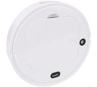 Robot Aspirateur Laveur 5-en-1 avec Pulvérisation, 1800Pa pour puissance, Navigation pour Poils d'Animaux et Sols Durs, 28cm Compact(White)