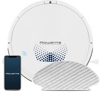 Robot aspirateur laveur blanc autonomie 150 min