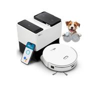 Robot aspirateur laveur connecte avec base de vidage All In One Z15 Pro