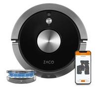Robot aspirateur laveur connecté Zaco A9S Pro 22 W Noir Noir G