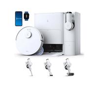 Robot Aspirateur Laveur ECOVACS DEEBOT T30S COMBO avec Station, Nettoyage Humide TruEdge™, 11000 Pa