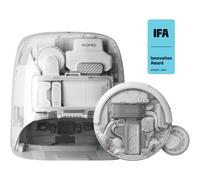 DJI ROMO P2 Robot Aspirateur Laveur Optimisé par l'IA, 36 000 Pa | Nettoyage au plus près des bords, obstacles 8,5 cm, brosse anti-enchevêtrement, réduction du bruit 85%, design transparent
