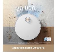 Robot Aspirateur Laveur DREAME X50 Ultra - 220 mn autonomie - 20 000 Pa - Auto-nettoyage