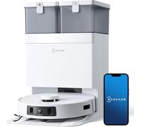 ECOVACS DEEBOT T30C Pro Omni Robot Aspirateur Laveur avec Station Omni, 12800Pa Aspiration, Brosse ZeroTangle 2.0, Nettoyage TruEdge, Auto-Vidange, Séchage 45°C, 200min Autonomie, Assistant YIKO
